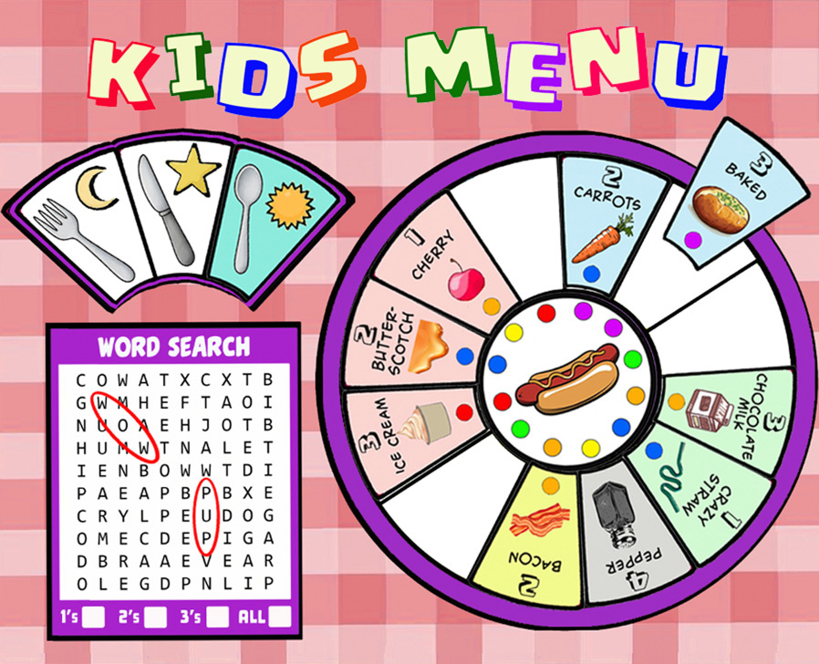 kids menu